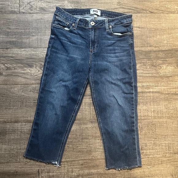 Paige skyline skinny crop capri pants womens size 30 - Picture 1 of 7